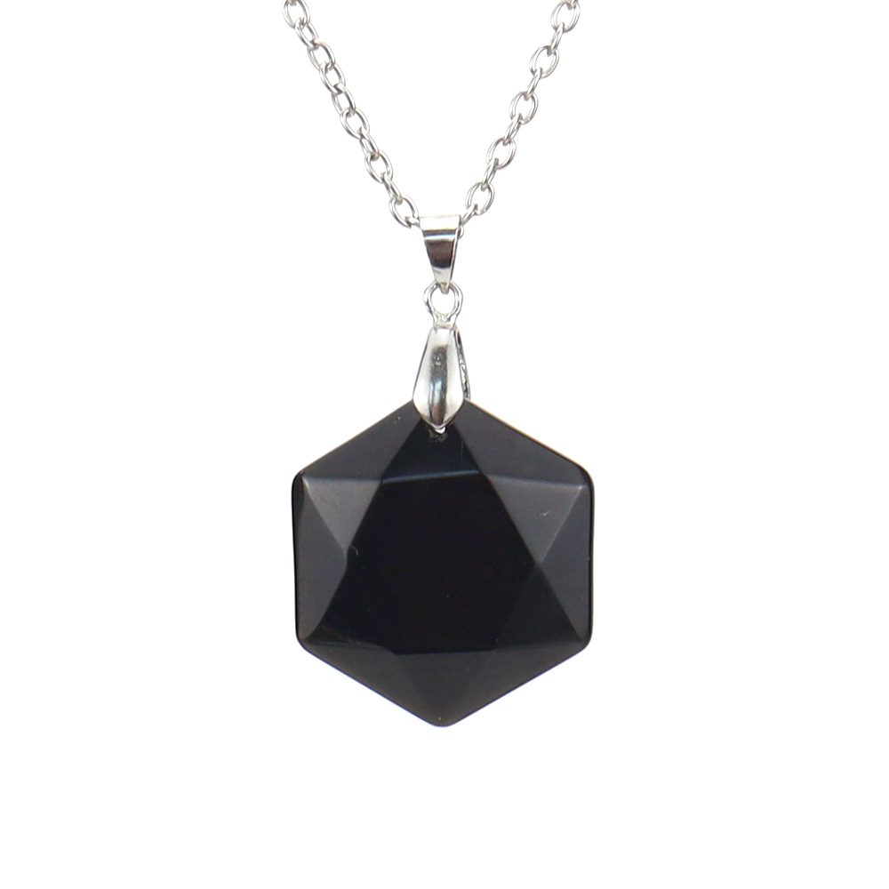 Simple Style Water Droplets Crystal Handmade Pendant Necklace 1 Piece