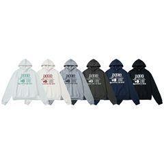新款韩国小众潮牌 aeae 字母印花宽松版型连帽卫衣春秋长袖情侣款