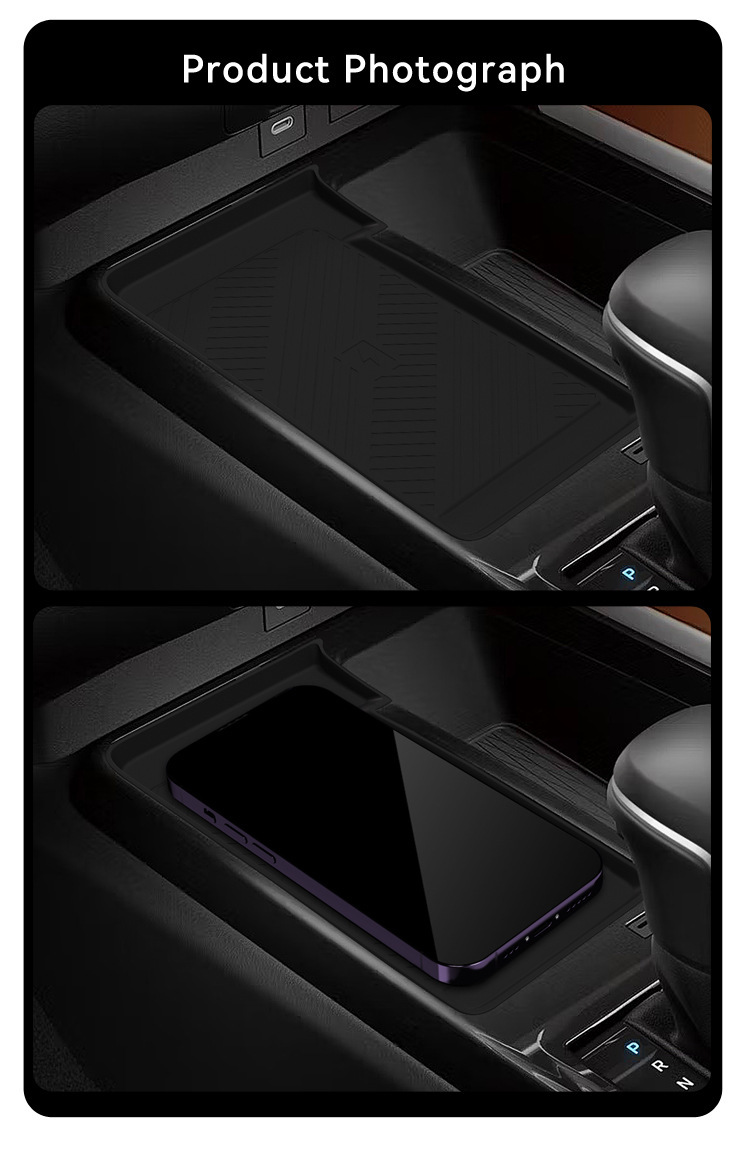 Suitable for 25 Camry Xv80 Wireless Charging Silicone Anti-Slip Mat Car Protection Car Supplies Modification