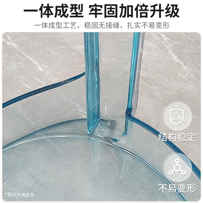 Taburetes de plástico para el hogar, taburetes redondos resistentes, taburetes altos de repuesto, taburetes de comedor.