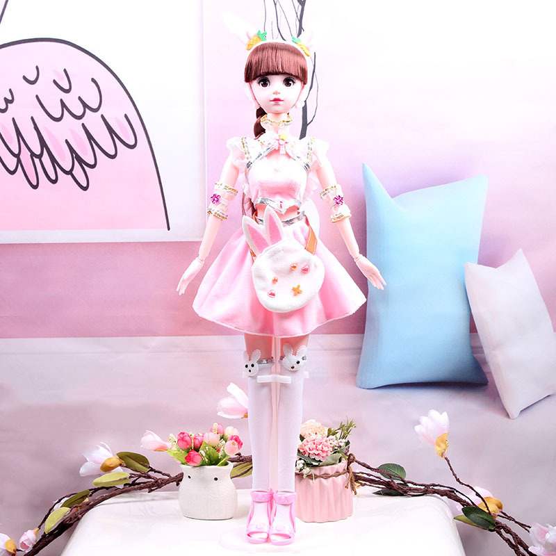 60cm Dress-Up Little Dance Doll Constant Tide Confused Barbie Gift Box Set Animation Artificial Princess Girl Kidsren's Toy