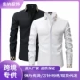 长袖跨境男士时尚百搭衬衫