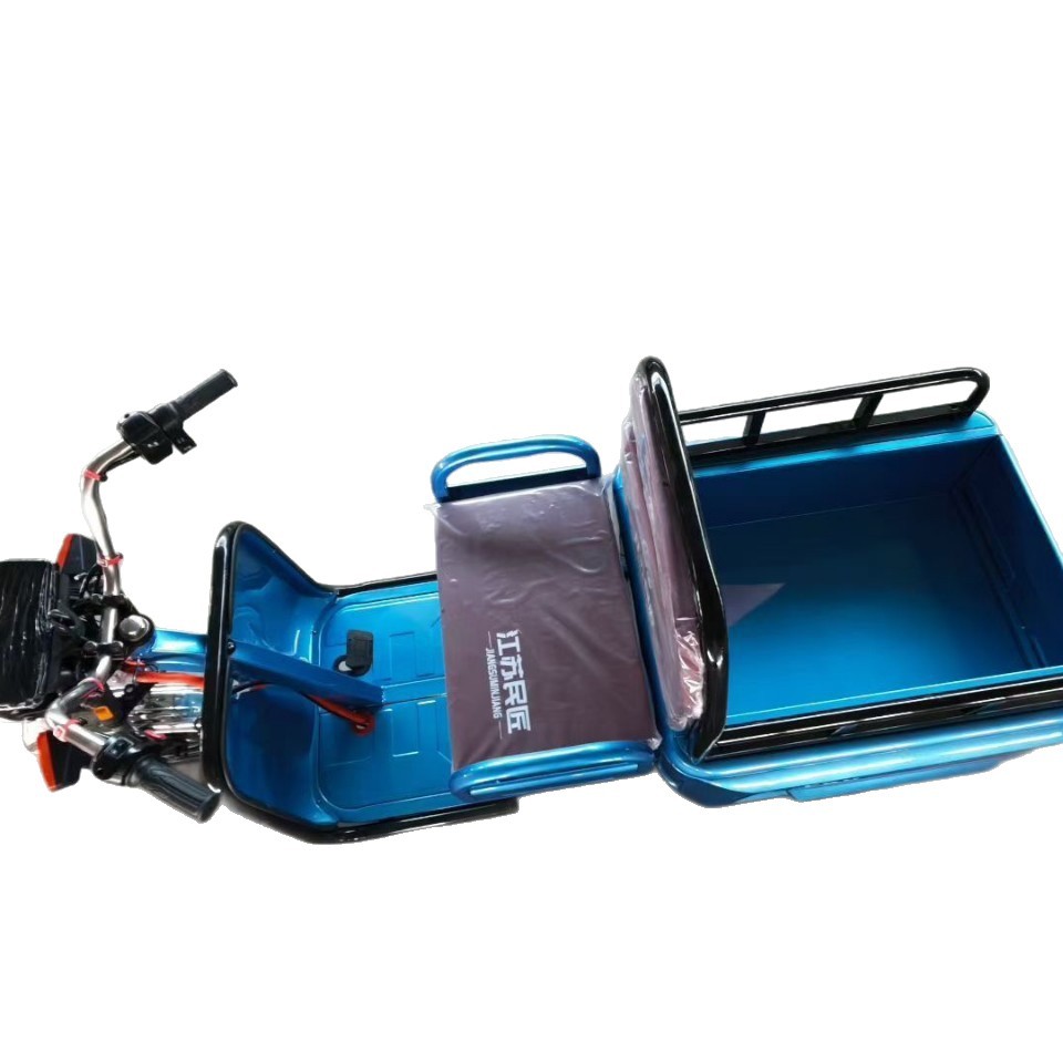 Triciclo eléctrico de ocio para el transporte doméstico pequeño coche de batería pequeña exportación tres trampolines image 5