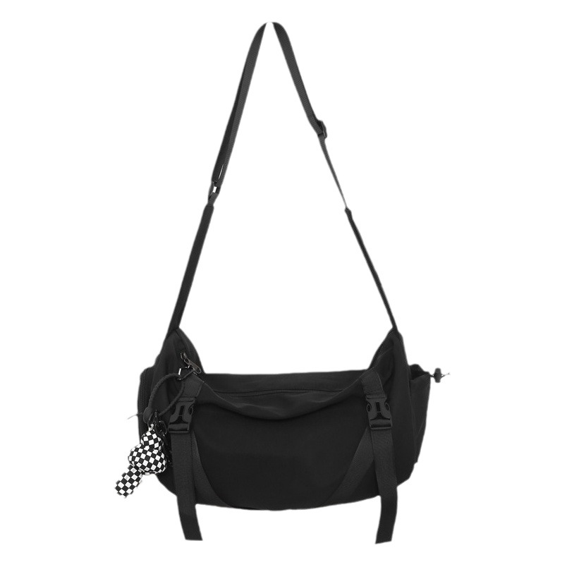 Bolso de hombro Harajuku versátil de gran capacidad para estudiantes, bolso de trabajo japonés moderno para hombre, bolso deportivo de hombro tipo bandolera para mujer