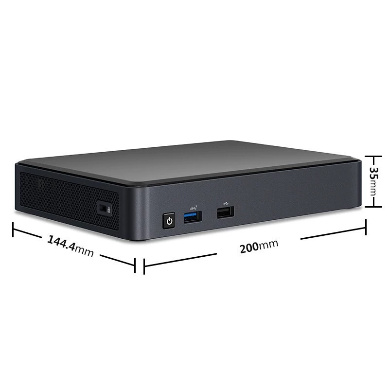Промышленный контроллер NUC Pro шасси, компактный мини‑ПК для управления, малогабаритный настольный компьютер