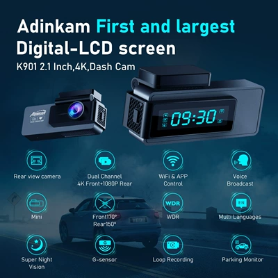 recording built-in WIFI night vision, Driving recorder