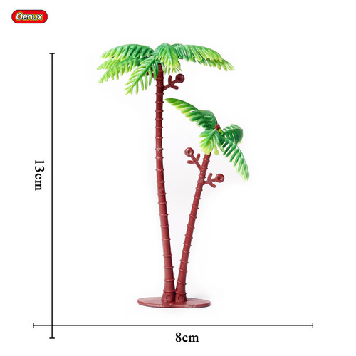 Simulated coconut tree shrub sand table scene ornaments micro landscape plant cactus baobab tree model gift