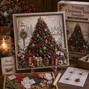 ��Ʒ3D Christmas Fabric Poke Art Kit �}�QDIYᘴ���ˇˇ�g���b