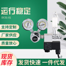 迪茨电磁大双表DC01-01铜制水草表草缸海缸减压表CO2气表