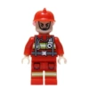 Building block minifigure-firefighter (single style independent package)