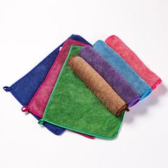 Wholesale factory braided terry cloth, thick household cleaning towels, good water absorption, non-falling hair, car wiping cloth