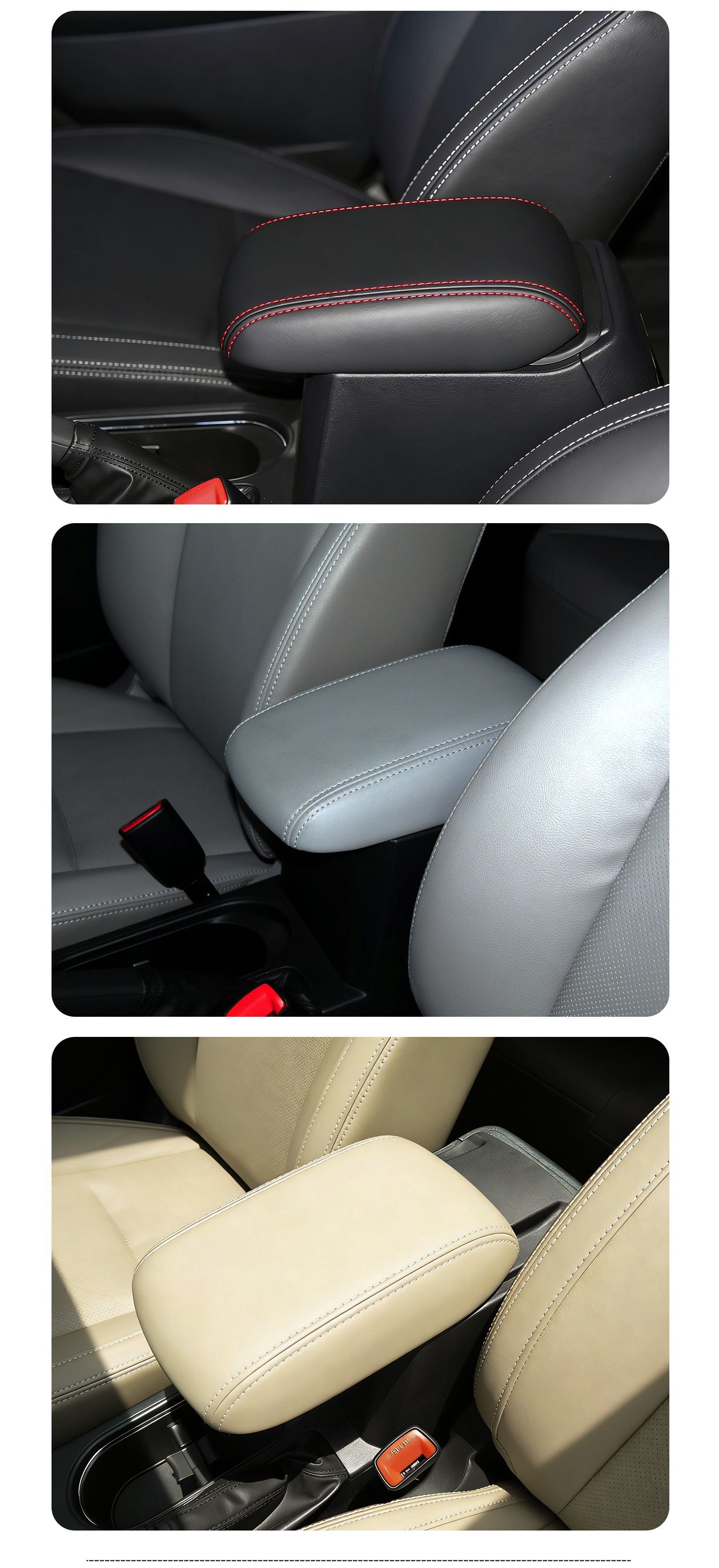 Armrest Box Leather Cover for Subaru Forester 2013-2018