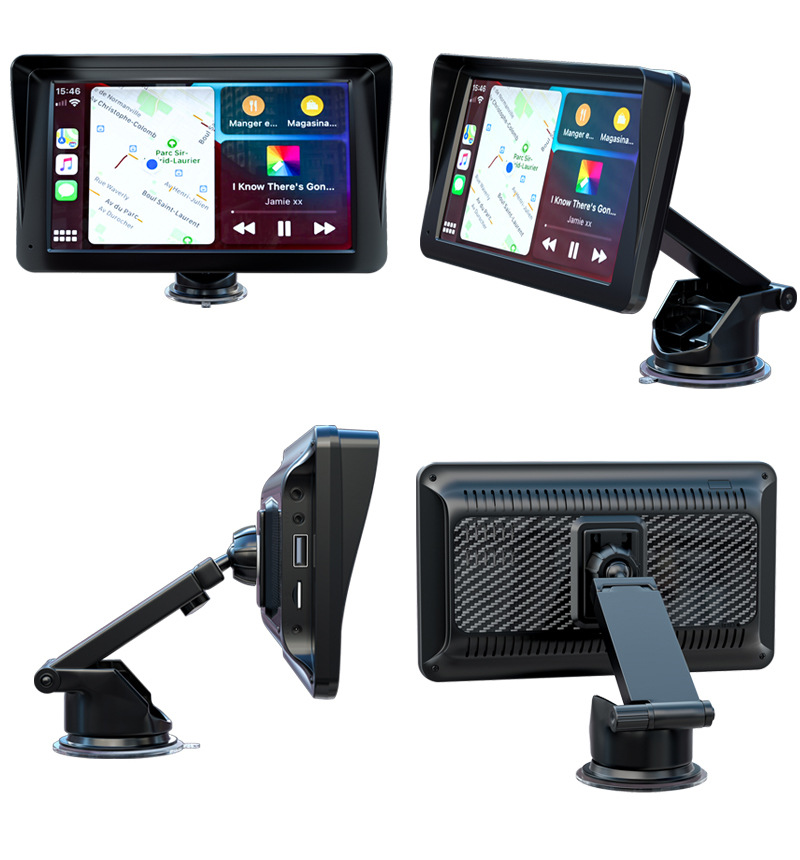 7 inch car navigation Bluetooth Wifi5G transmission wireless carplay portable screen HD car mp5 player