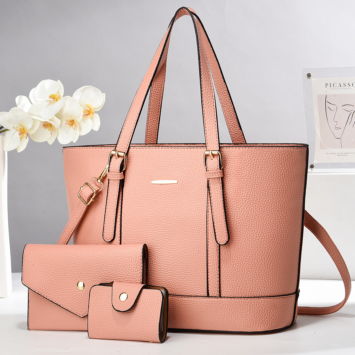 Nuevo 2025 bolso de madre bolso de mano atmósfera de moda fábrica de hombro mochila de damas bolso de otoño universal