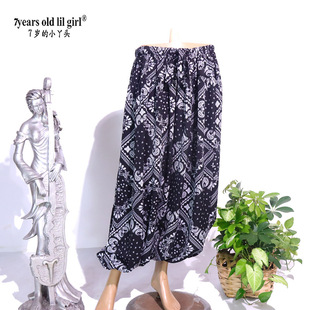 Belly Dance Practice Clothes Loose New Snow Silk Fat Version Bloomers Dx23
