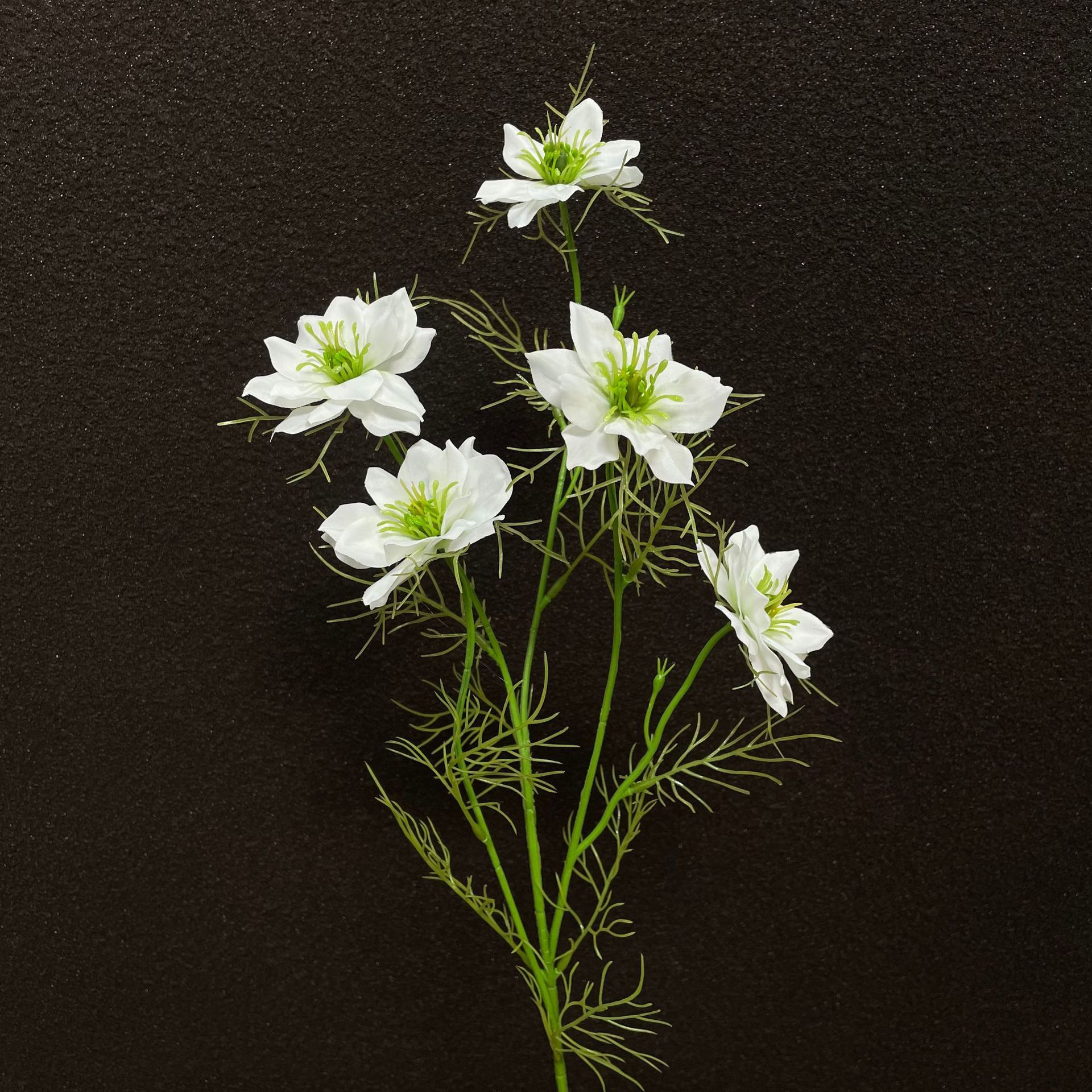 Flores falsas blancas Flores artificiales Flores para bodas Auditorio de bodas Decoración del hotel Techo artificial Flores artificiales Flores falsas