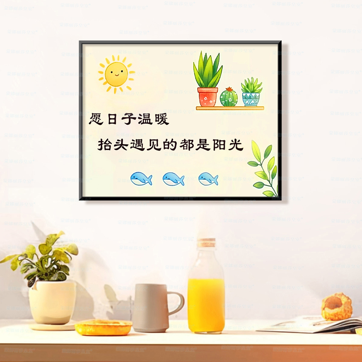 [Algodón importado] Mona Lisa Real bordado de cruz cálido sol curado simple sala de estar bordado de hilo hecho a mano image 6