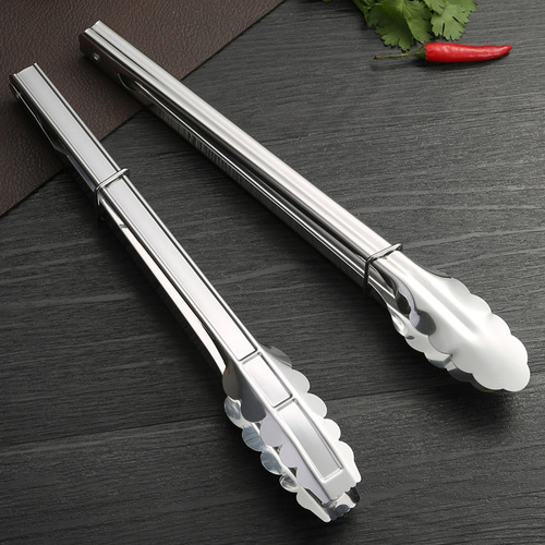 Extended stainless steel bread clip buffet steak clip kitchen food clip food clip outdoor barbecue clip barbecue clip