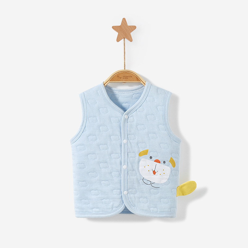 Chaleco DE LOS NIÑOS Primavera, Otoño e Invierno bebé recién nacido acolchado cálido otoño ropa niños y niñas desgaste exterior chaleco bebé chaleco