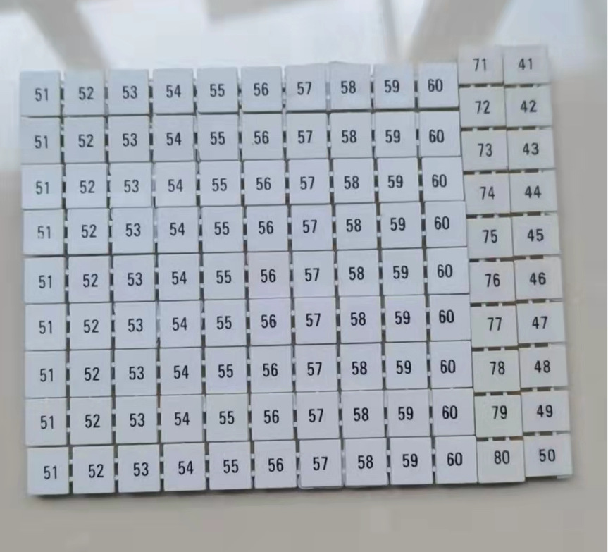 Horizontal and vertical terminals and various special marking strips ZB4/ZB5/ZB6/ZB8/ZB10/ZB12, factory direct sales