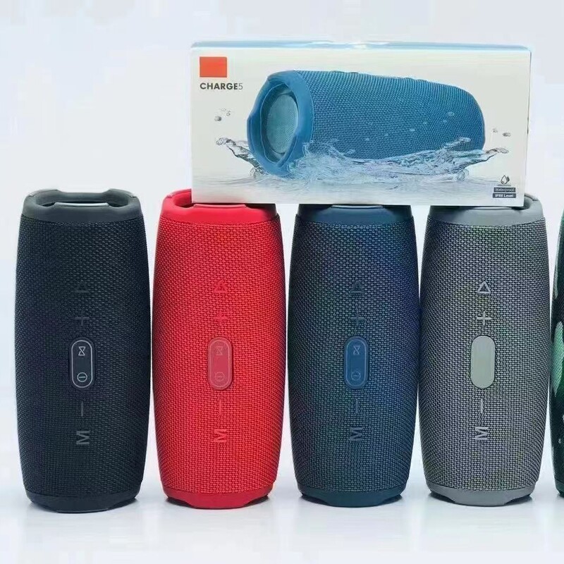 Cross-Border Popular Charge5 Wireless Bluetooth Speaker with 5Th Generation Heavy Subwoofer Outdoor Plug-In Card Bluetooth Speaker
