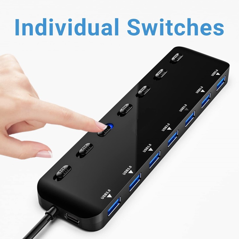 Usb 3.0 7ポートhub 1モップ4 usb3.0ハブメーカー7ポートスイッチ|undefined