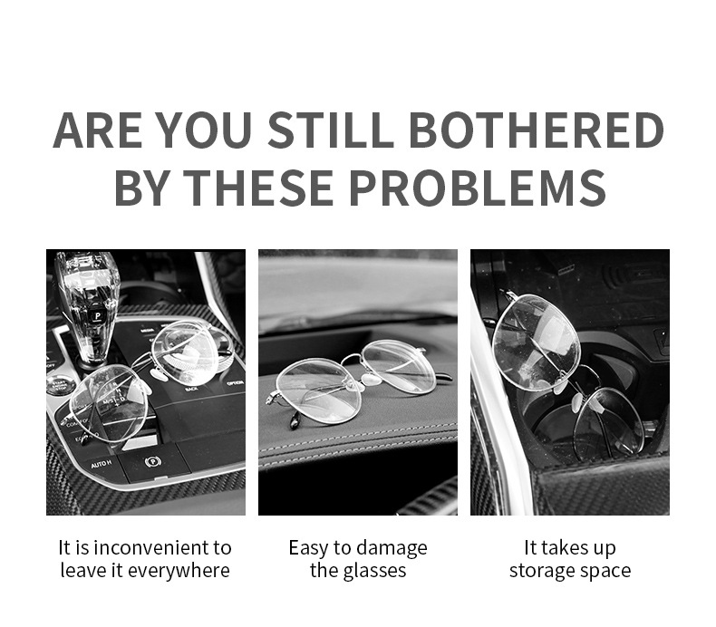 Car suede glasses clip universal hardware car inner glasses clip ticket clip export popular products multi-color