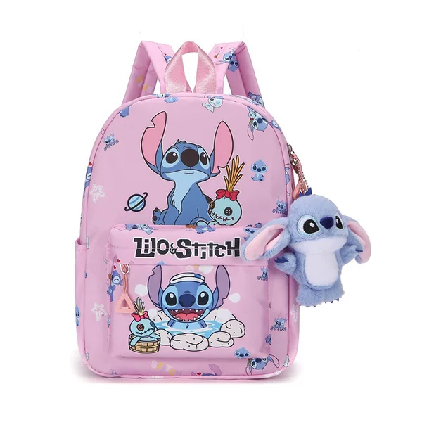 Stitch children's backpack cartoon school bag kindergarten student backpack cute double shoulder backpack versatile girls' backpack