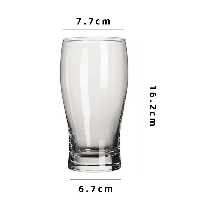 Taza de cerveza artesanal de cintura grande capacidad cintura de vidrio bar KTV taza de cerveza comercial taza de cerveza de trigo