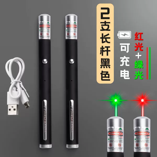[Charging model] 2 long black poles - red light + green light