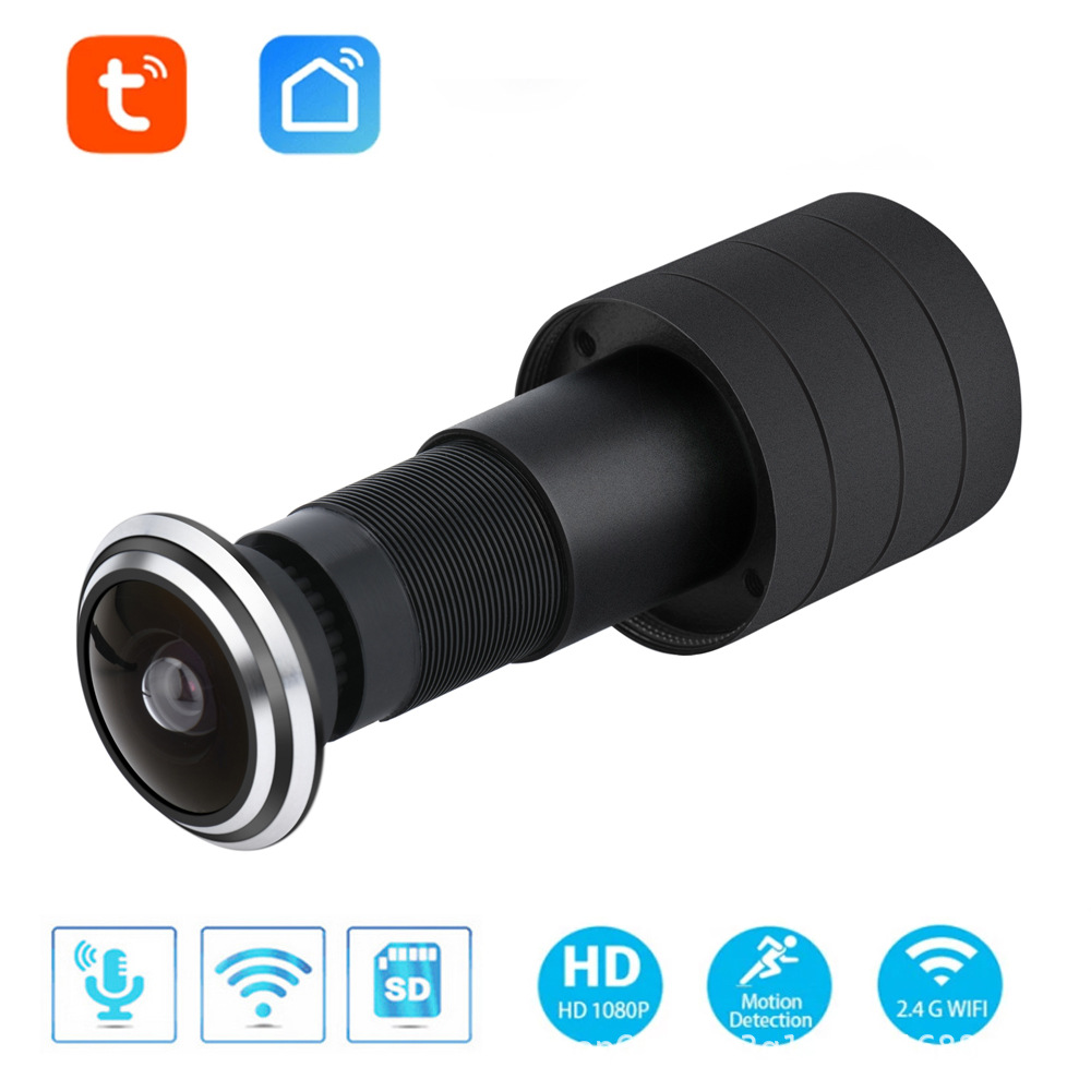 Ojo de gato Cámara Graffiti 2 millones Tuya tarjeta inalámbrica WiFi red intercomunicador HD teléfono móvil monitoreo remoto