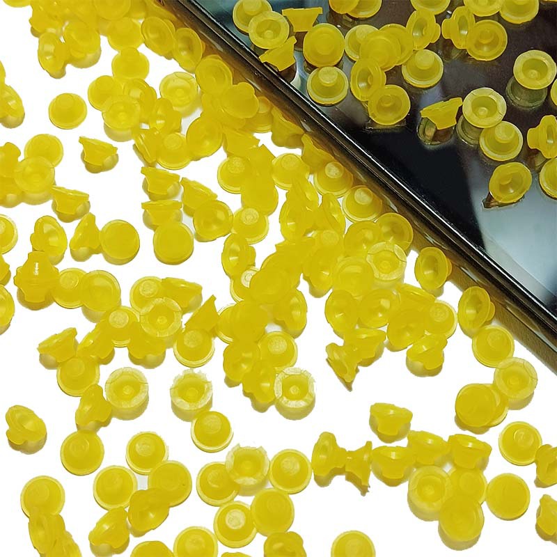 轻触开关按钮硅胶按键定制高回弹不破裂无声单点生产厂家静音