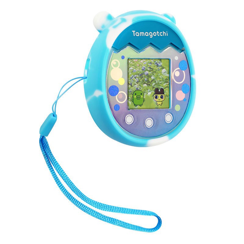 Tuoma Gozi Tamagotchi Pix cubierta protectora máquina electrónica para mascotas máquina en blanco y negro cubierta protectora de silicona al por mayor