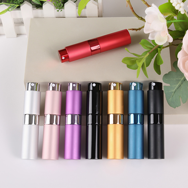 香水瓶8ml10ml回転式スプレーボトル電解アルミニウム伸縮式香水詰め替えボトル口腔スプレーボトル|undefined