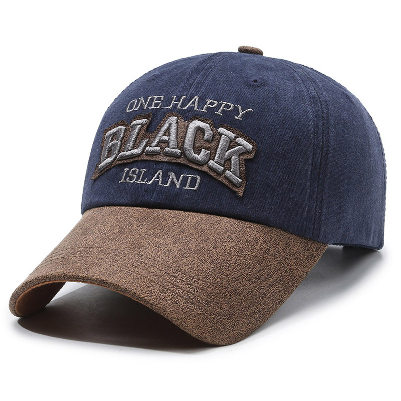 Baseball vintage color block in cotone lavato alla moda per uomo e donna, capote morbida casual, protezione solare, viso_voghion.com