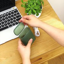 数据线收纳盒绕线耳机线充电器带盖抽屉整理盒子