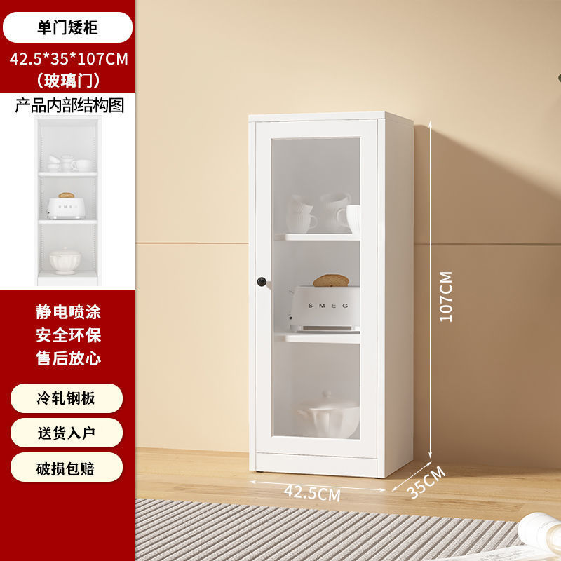 スチール製本棚収納キャビネット、ドア付き一体型壁面収納キャビネット、防塵ガラスドアディスプレイキャビネット、リビングルーム多層床から天井までの収納キャビネット|undefined