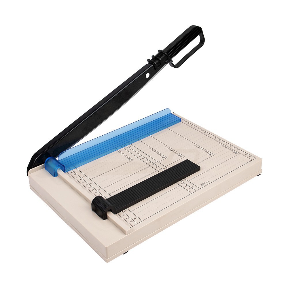 In-Stock A4 Guillotine Paper Cutter with Detachable Pressure Bar, Lightweight Manual Small Guillotine Paper Cutter
