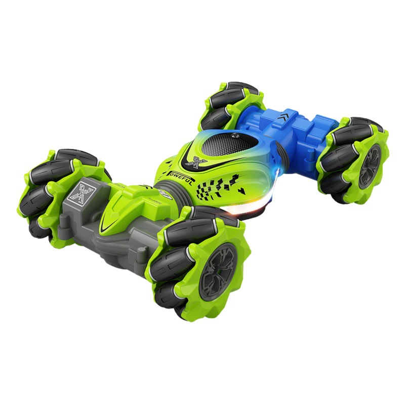 Inducción transfronteriza mini gesto giro coche deformación coche reloj de control remoto de doble cara truco escalada juguete coche de control remoto