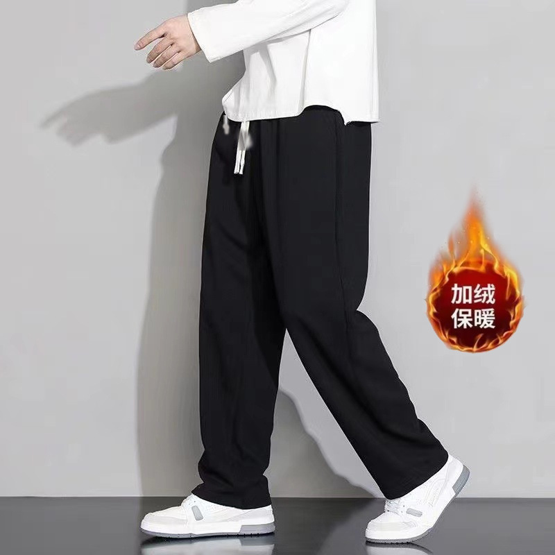 シャツ、服、ストレートルーズスウェットパンツ、メンズ秋韓国ファッション、シンプルなドレープ、スポット卸売外国貿易カジュアルパンツ|undefined