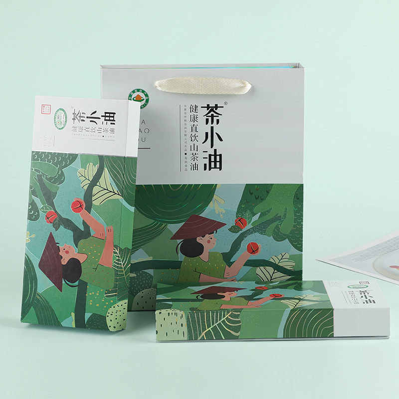 野岭冷榨茶小油有机山茶油10ml*10支礼盒茶籽油食用油酒伴侣宴会