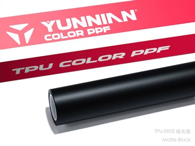 and dry application, satin finish, color PPF, Auto Color Change Film - tpu-matte-black-suitable-for-both-dry-and-wet-application-15215m