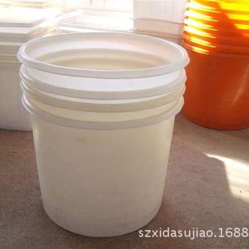 批发工业1000L圆形化工桶 耐酸酸碱塑料桶 1吨圆形滚塑水桶