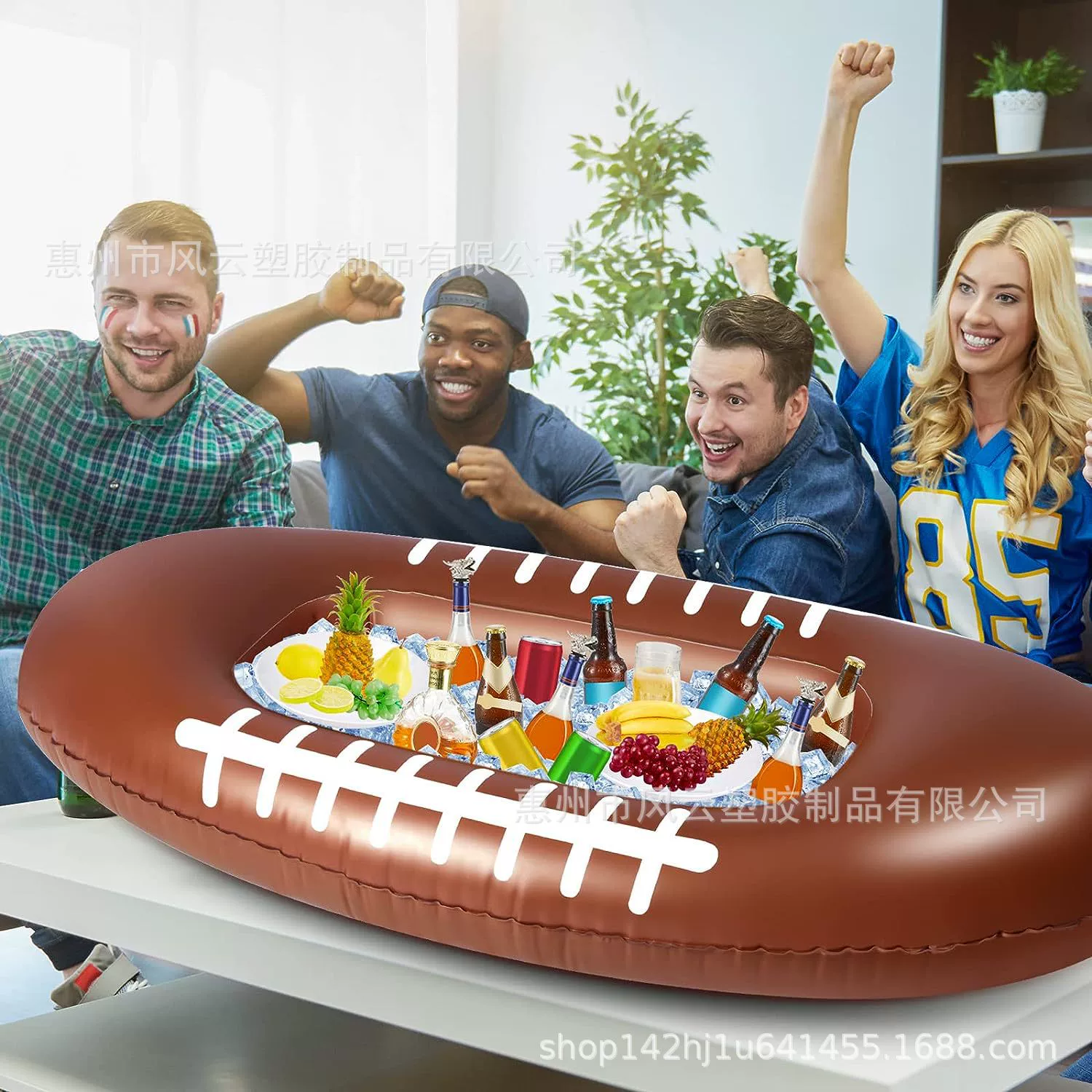 Завод новый надувной ледяной бар регби-бар водный Отдых Вечеринка фруктовый салат поднос Пивной Стол ведро льда