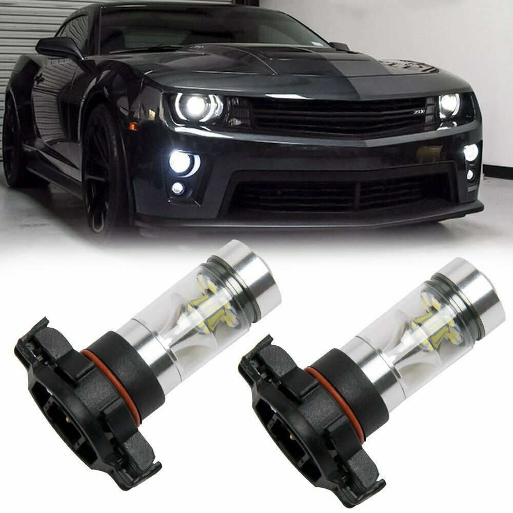 Lámpara de niebla de automóvil 100W H16 / 5202 PSX24W 20SMD lámpara de niebla de automóvil luz diurna luz blanca image 1