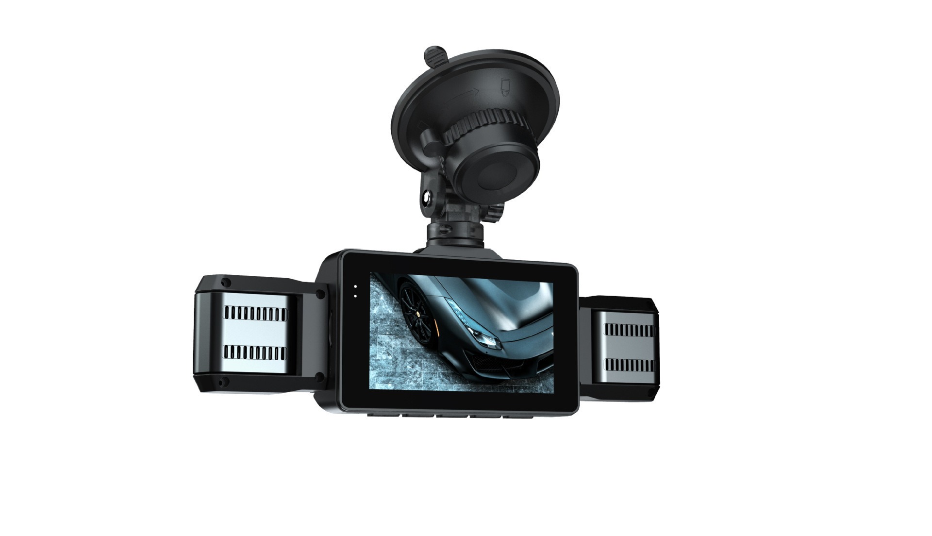 Cross-border car dashcam 1080P HD night vision four-camera simultaneous display WiFi connected 4-lens vehicle recorder