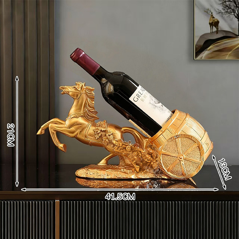 Caballo al éxito vino tinto tierra oro