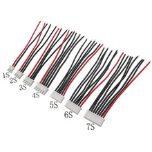 1-6S平衡头线 航模锂电池平衡充插头22AWG单头硅胶线 2.54X垒德株