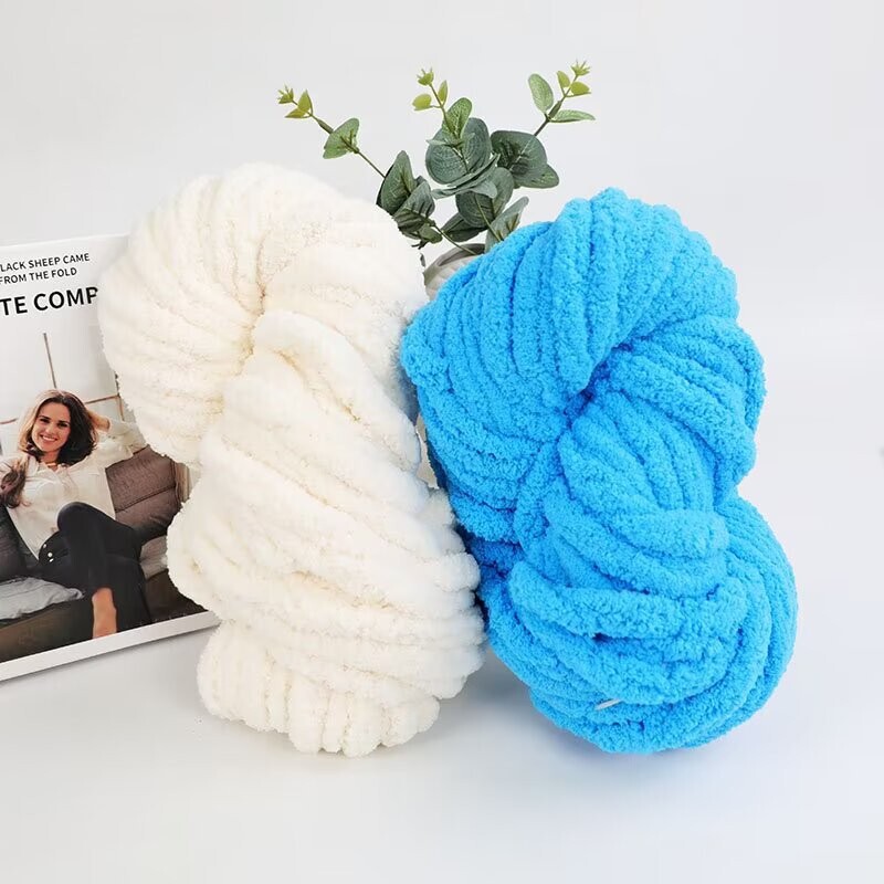 Super Thick Ice Line Cat Tail Line Handmade DIY Knitted Blanket Cushion Finger Scarf Wool Ball Cat Nest Line
