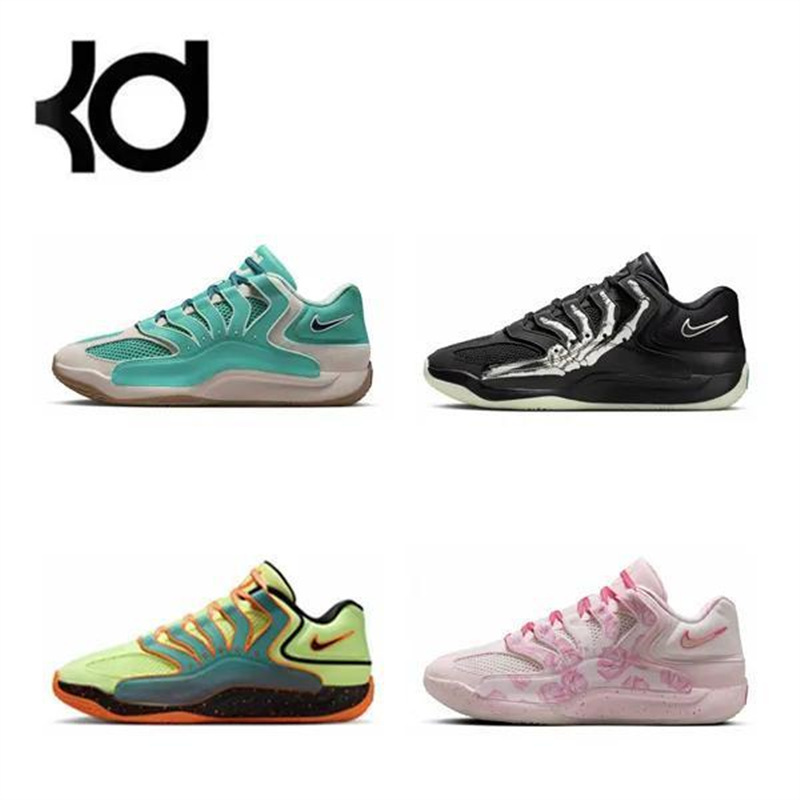Kd 18 Durant 18Th Generation Basketball Shoes, Lightweight, Low-Cut, Breathable, Shock-Absorbing, Wear-Resistant, Practical, Non-Slip Men's Sports Shoes